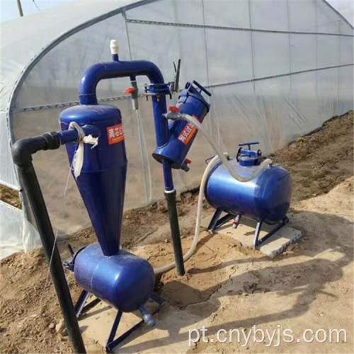Sistema de filtragem de irrigação agrícola